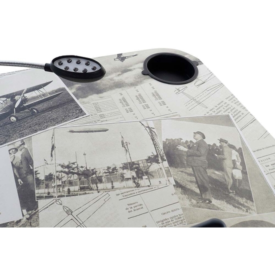 BANDEJA DESK LUZ LED VINTAGE 48X38X7 image 2
