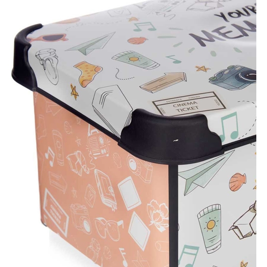 CAJA ALMACENAJE PLASTICO MEMORIES 29 X 19 X 13,5 CM. image 2