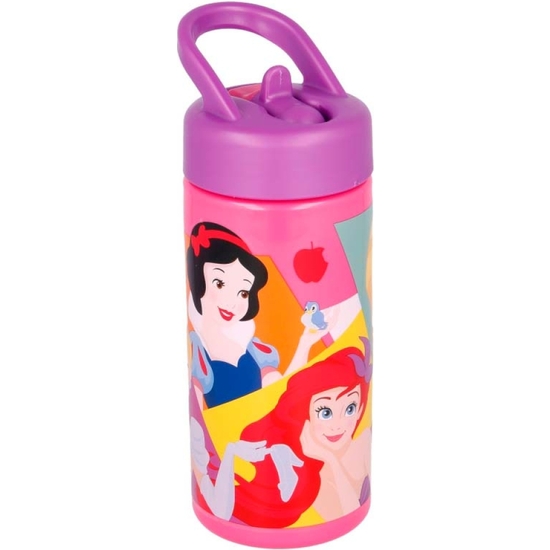 BOTELLA PRINCESAS DISNEY CANTIMPLORA PAJITA 410 ML image 0