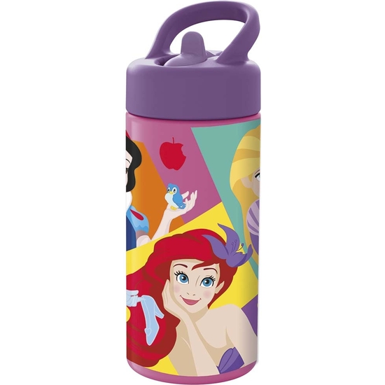 BOTELLA PRINCESAS DISNEY CANTIMPLORA PAJITA 410 ML image 2