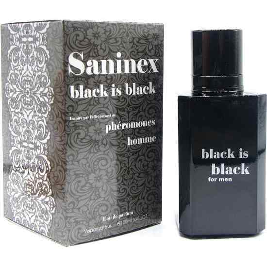 SANINEX PERFUME PHÉROMONES BLACK IS BLACK MEN image 0