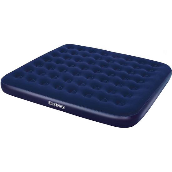 COLCHÓN HINCHABLE FLOCADO BESTWAY 191 X 137 X 22 CM image 0
