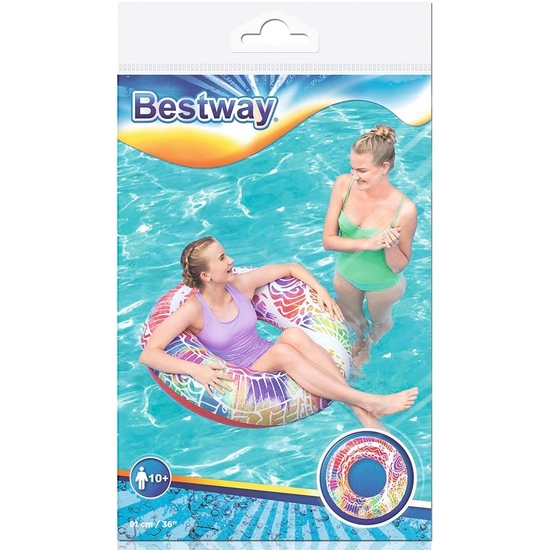 FLOTADOR 91 CM CON ASAS DECORADO BESTWAY 2 COLORES ALEATORIOS image 1