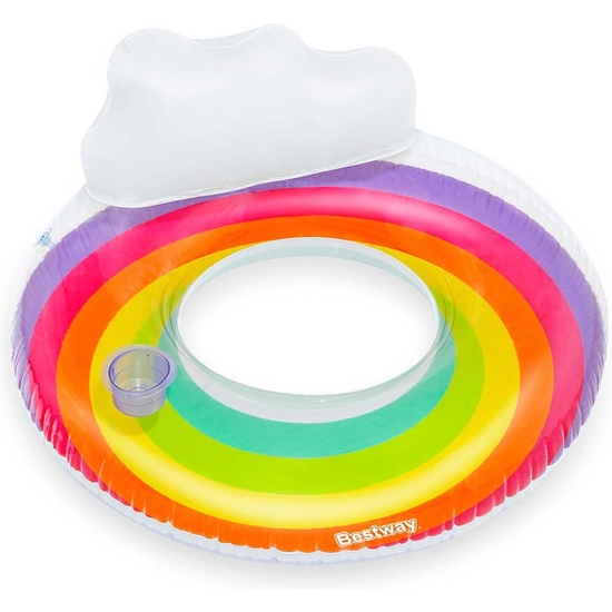 HINCHABLE FLOTADOR CON RESPALDO BESTWAY 107 CM image 0