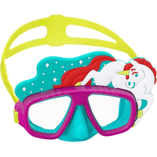MÁSCARA GAFAS BUCEO INFANTIL BESTWAY 3-6 AÑOS 3 MODELOS DE ANIMALES image 0