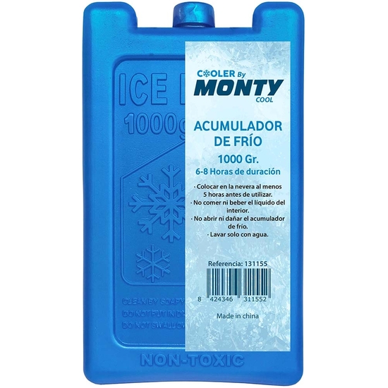 ACUMULADOR DE FRÍO 1000 CC DE PLÁSTICO AZUL image 0