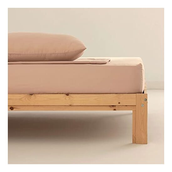 JUEGO DE SÁBANAS SATÉN 300 HILOS MODELO PINK PARA CAMA DE 180. image 2