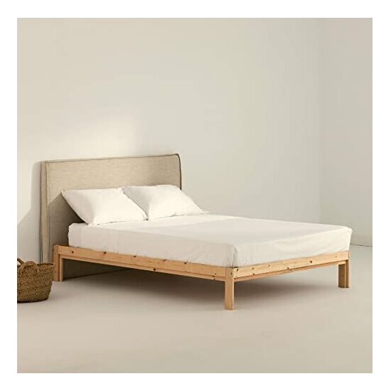 JUEGO DE SÁBANAS SATÉN 300 HILOS MODELO WHITE PARA CAMA DE 105. image 0