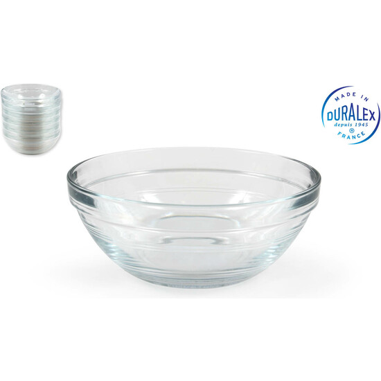 STACKABLE BOWL 17 5/225 LYS CLEAR ROUND image 1