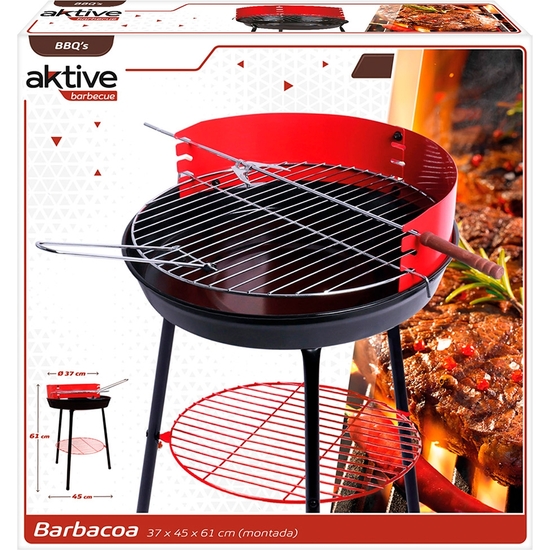 BARBACOA METAL CON PIE image 1
