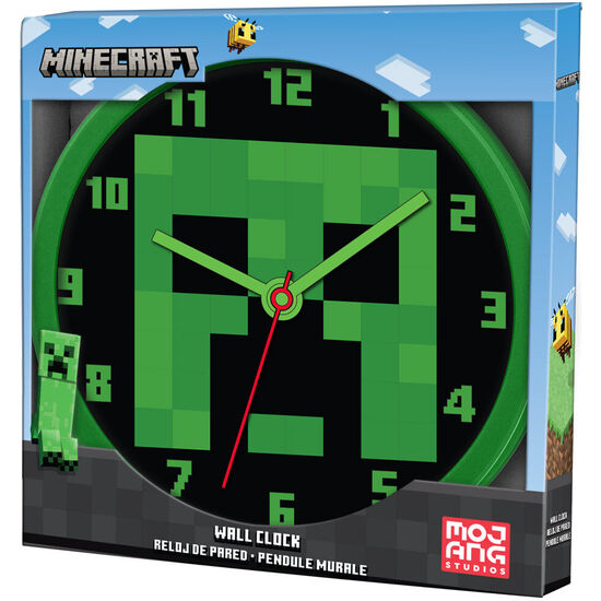 RELOJ PARED MINECRAFT image 0