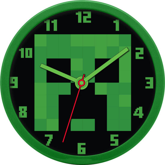 RELOJ PARED MINECRAFT image 1