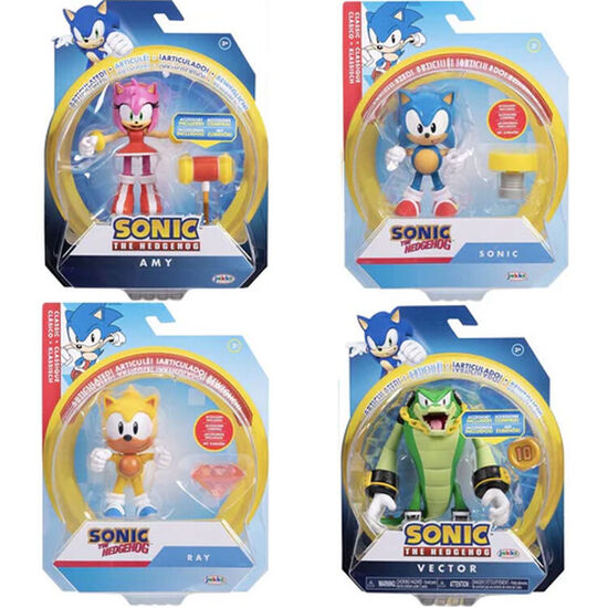 PACK 6 FIGURAS SERIE 10 SONIC THE HEDGEHOG 10CM SURTIDO image 0