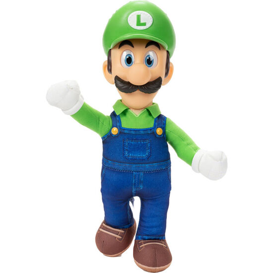 PELUCHE LUIGI LA PELICULA SUPER MARIO BROS 30CM image 1