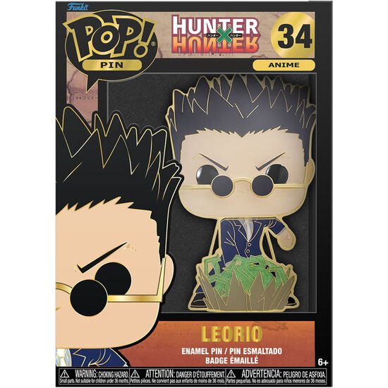 POP PIN HUNTER X HUNTER LEORIO 10CM image 1