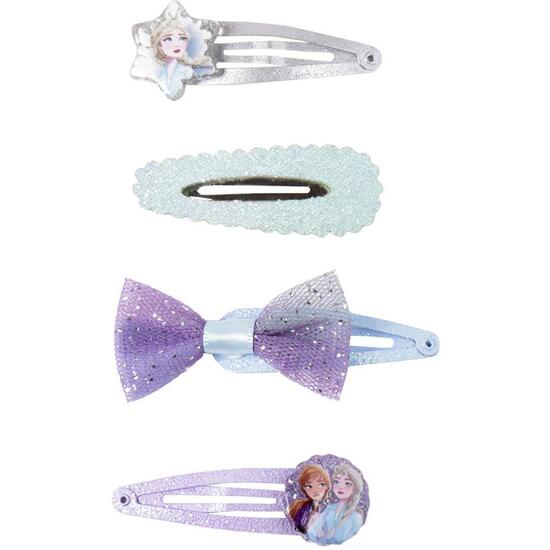 ACCESORIOS PELO CLIPS 4 PIEZAS FROZEN BLUE image 1