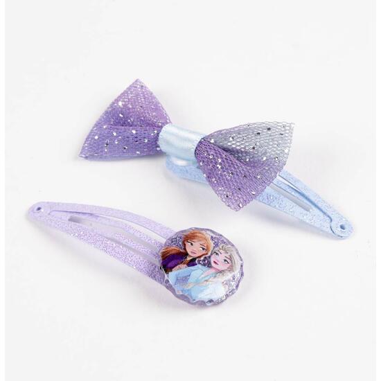 ACCESORIOS PELO CLIPS 4 PIEZAS FROZEN BLUE image 2