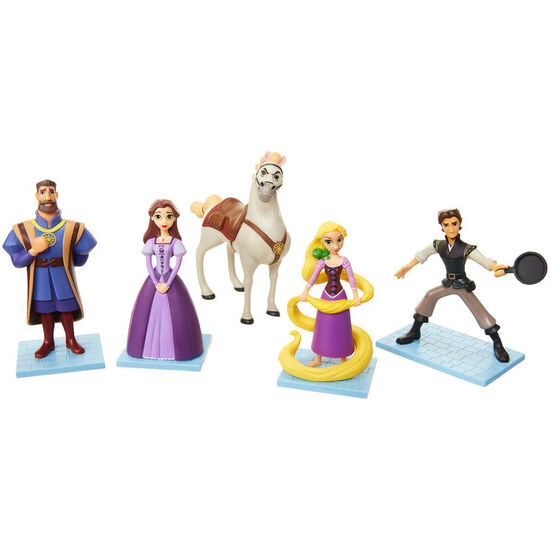 BLISTER SET FIGURAS RAPUNZEL DISNEY image 2