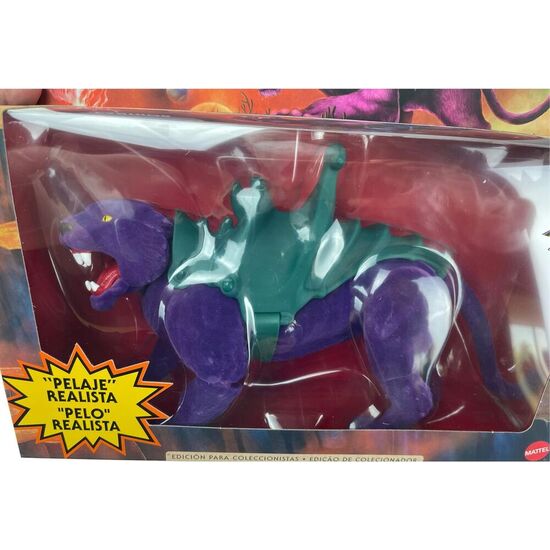 FIGURA PANTHOR MASTERS OF THE UNIVERSE FLOCKED 23CM image 1