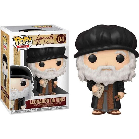 FIGURA POP LEONARDO DAVINCI image 1