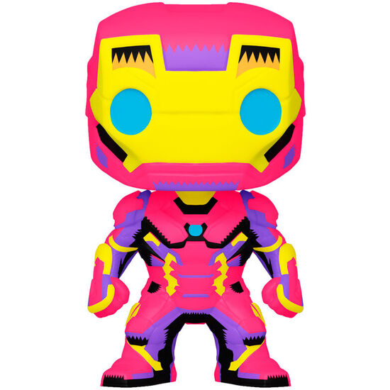 FIGURA POP MARVEL IRON MAN BLACK LIGHT EXCLUSIVE image 0