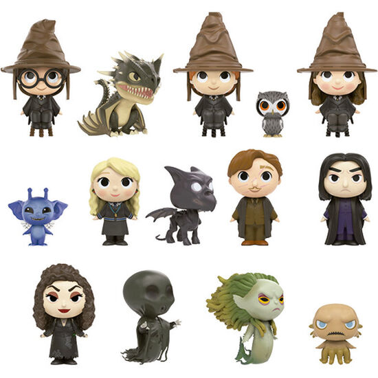 EXPOSITOR 12 FIGURAS MYSTERY MINIS HARRY POTTER SURTIDO image 1