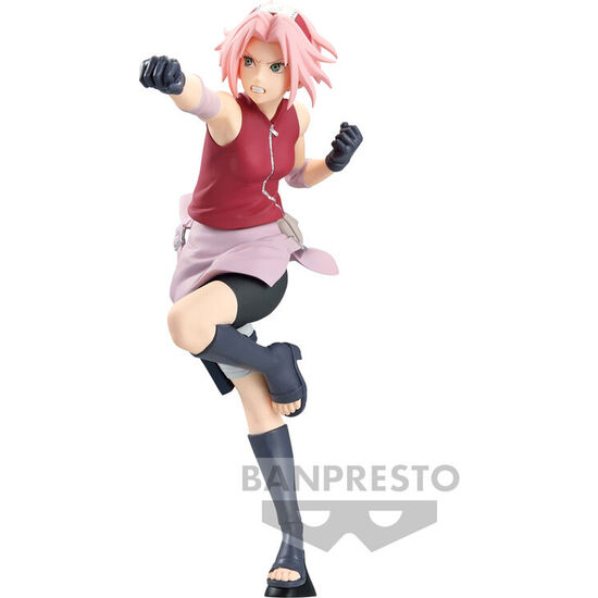 FIGURA HARUNO SAKURA VIBRATION STARS NARUTO SHIPPUDEN 16CM image 0