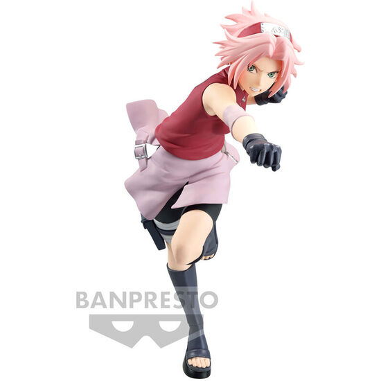 FIGURA HARUNO SAKURA VIBRATION STARS NARUTO SHIPPUDEN 16CM image 1