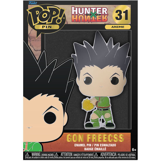 POP PIN HUNTER X HUNTER GON FREECSS 10CM image 1