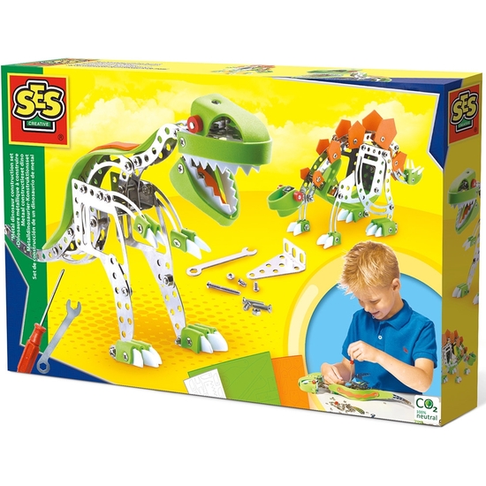 SES CREATIVE SET DE CONSTRUCCIÓN DINOSAURIO DE METAL image 0