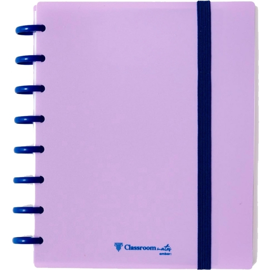 CUADERNO ECOSMART 100 HOJAS INTERCAMBIABLES A5 POLIPROPILENO LILA image 0
