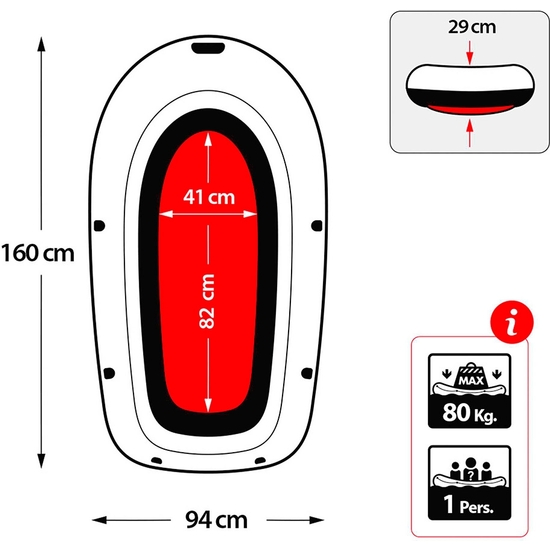 BARCA EXPLORER INTEX 160X94X29 CM image 4