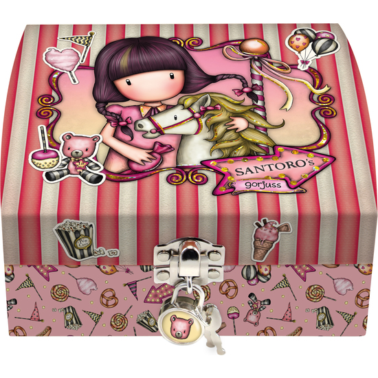 CAJA JOYERO CON CANDADO GORJUSS™ FAIRGROUND "CAROUSEL" image 0