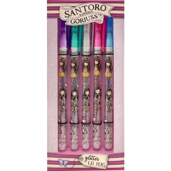 SET 5 BOLÍGRAFOS GEL BRILLANTE GORJUSS GORJUSS™ "CHESHIRE CAT" image 0