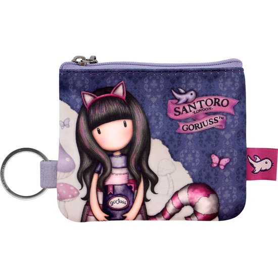 MONEDERO LLAVERO CON CREMALLERA GORJUSS GORJUSS™ "CHESHIRE CAT" image 0