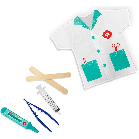 SES PETITS PRETENDERS DISFRAZ DOCTOR CON ACCESORIOS image 1