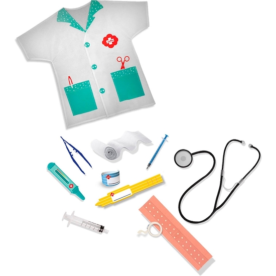SES PETITS PRETENDERS MEGA SET DISFRAZ DOCTOR CON BATA Y ACCESORIOS image 1