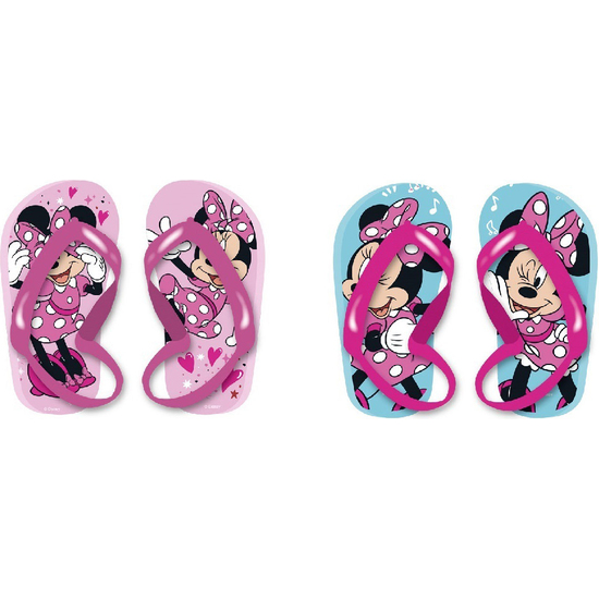 CHANCLAS DE VERANO BABY SURT.2 DISEÑOS MINNIE MOUSE "ME TIME" image 0