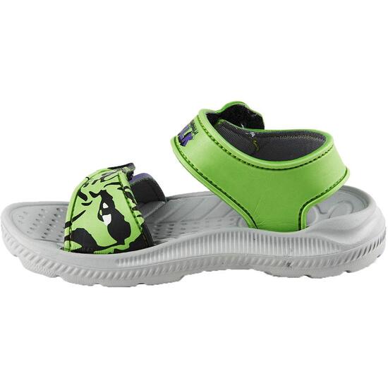 SANDALIAS PLAYA ESTAMPADO AVENGERS SPIDERMAN GREEN image 1