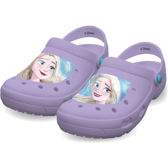 ZUECOS DE GOMA LILA CLARO FROZEN "BELIEVE" image 0