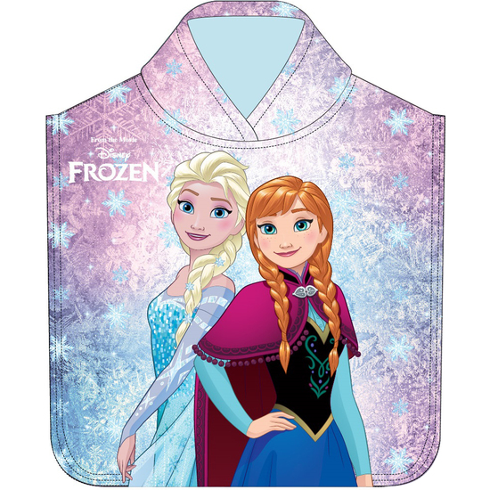 PONCHO DE ALGODÓN FROZEN "BELIEVE" image 0