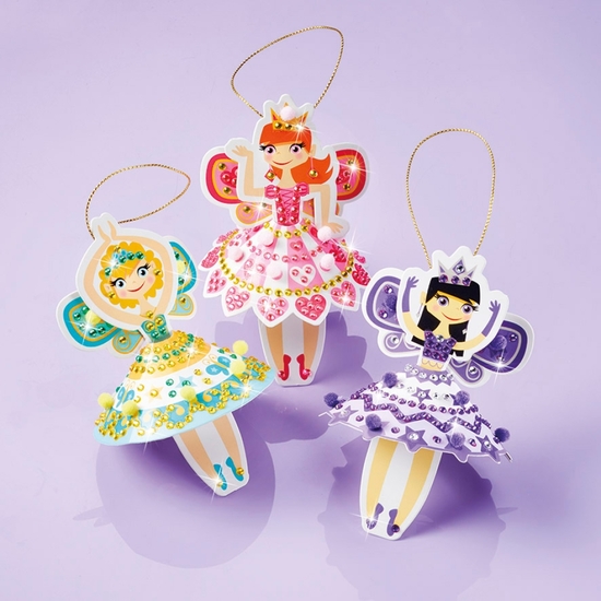 KIT CREATIVO DECORA HADAS CON PINTURA Y DIAMANTES image 2
