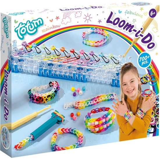 KIT CREATIVO PULSERAS CON TELAR 700 GOMAS ELÁSTICAS image 0