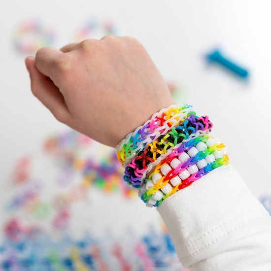 KIT CREATIVO PULSERAS CON TELAR 700 GOMAS ELÁSTICAS image 4