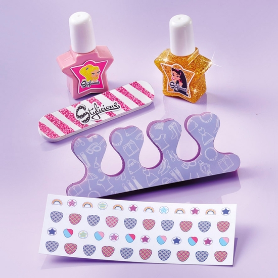 KIT CREATIVO 3 EN 1: UÑAS, PULSERAS Y FIGURAS ESCAYOLA image 1
