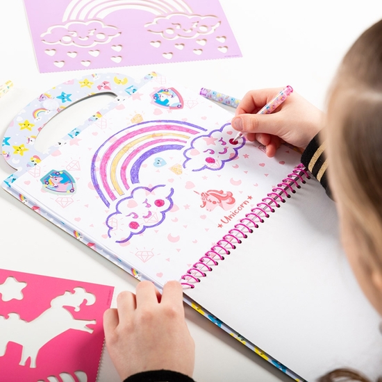 LIBRO UNICORNIO ACTIVIDADES CON 30 PIEZAS image 2