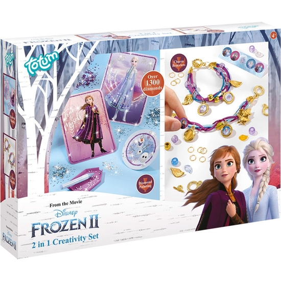 FROZEN SET CREATIVO 2 EN 1: TARJETAS POSTALES Y PULSERAS image 0