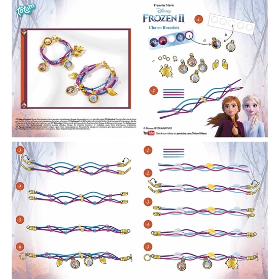 FROZEN SET CREATIVO 2 EN 1: TARJETAS POSTALES Y PULSERAS image 4