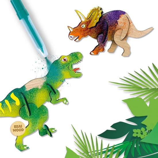 SES CREATIVE SET PINTURA DINOSAURIOS CON AERÓGRAFO image 4