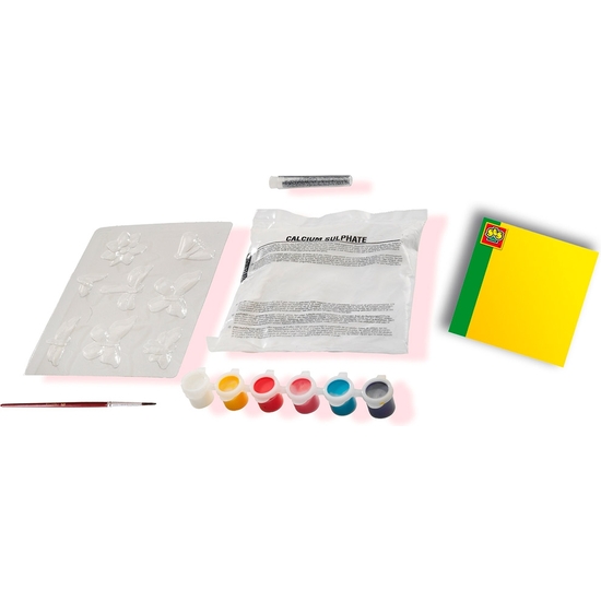 SES CREATIVE JUEGO MOLDEAR Y PINTAR MARIPOSAS CON GLITTER image 1